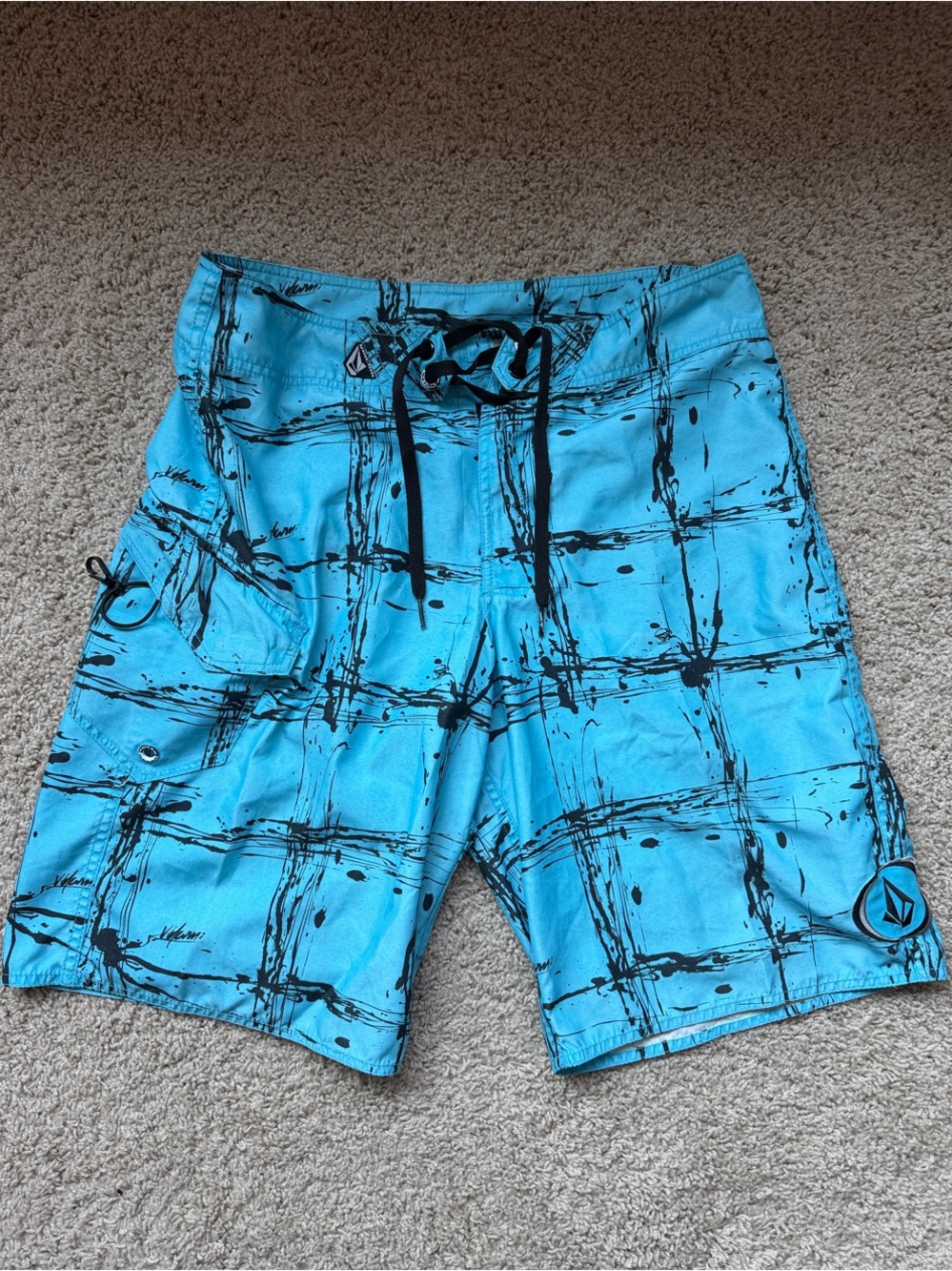 Volcom Blue Graphic Men’s Board Shorts